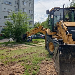 Благоустройство двора в рамках в рамках проекта "Твой конструктор двора" в поселке Красная Глинка по адресу 4 квартал, дома 10-11-12. #2