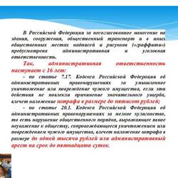 Ответственность за нанесение надписей и рисунков на стены зданий и сооружений. #2