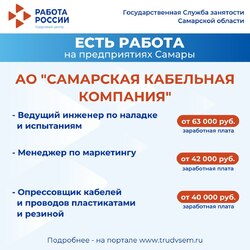 06.05.2024 Внимание: есть работа на предприятиях Самарской области!  #4