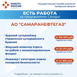 26.11.2024 Внимание: есть работа на предприятиях Самарской области! #2