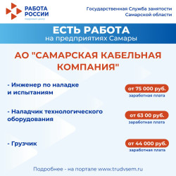 15.04.2025 Внимание: есть работа на предприятиях Самарской области! #4