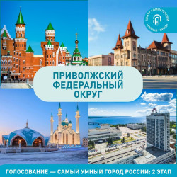 Приволжский федеральный округ. Выбираем самый умный город. #1