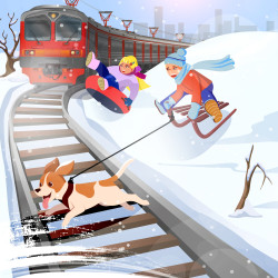 ВНИМАНИЕ !! ПРАВИЛА ПОВЕДЕНИЯ НА ЖЕЛЕЗНОЙ ДОРОГЕ !! #1