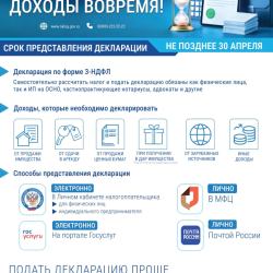 Началась декларационная кампания по налогу на доходы физических лиц. Представить налоговую декларацию по форме 3-НДФЛ о доходах, полученных в 2025 году, необходимо не позднее 30 апреля 2026 года. #1