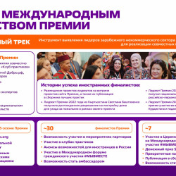 Шестой сезон Международной Премии #МЫВМЕСТЕ проходит в 2026 году и посвящен Году единства народов России и Международному году добровольцев ООН #16